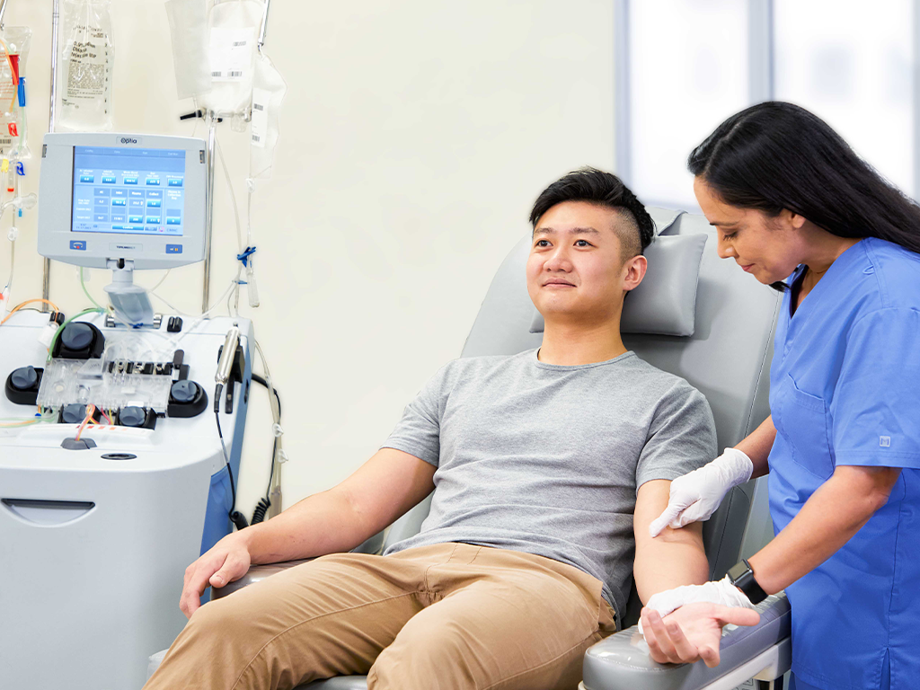 Spectra Optia in use