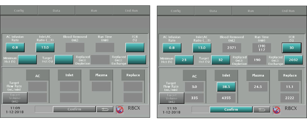 entering run values