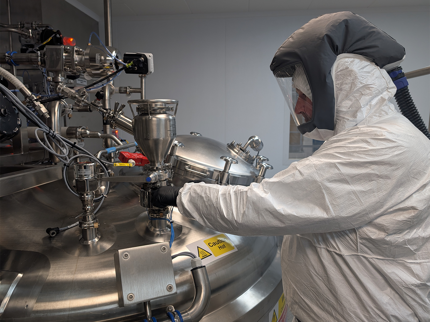 operator at a tank in our facility