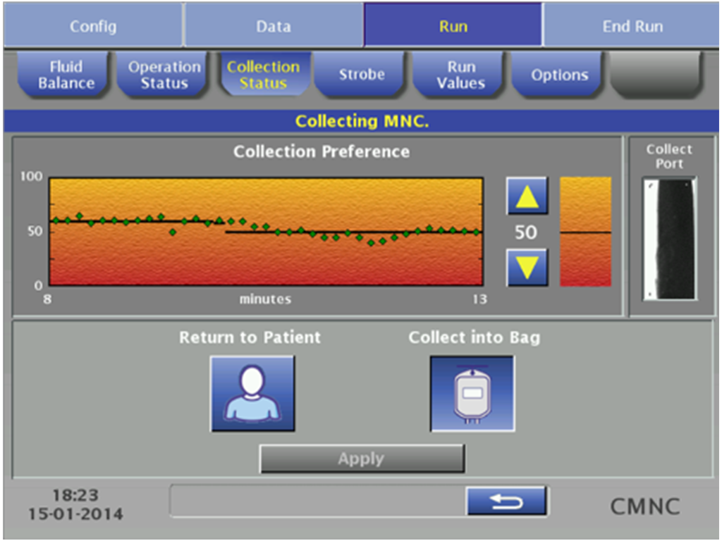 Figure 4. CMNC Collection Preference interface
