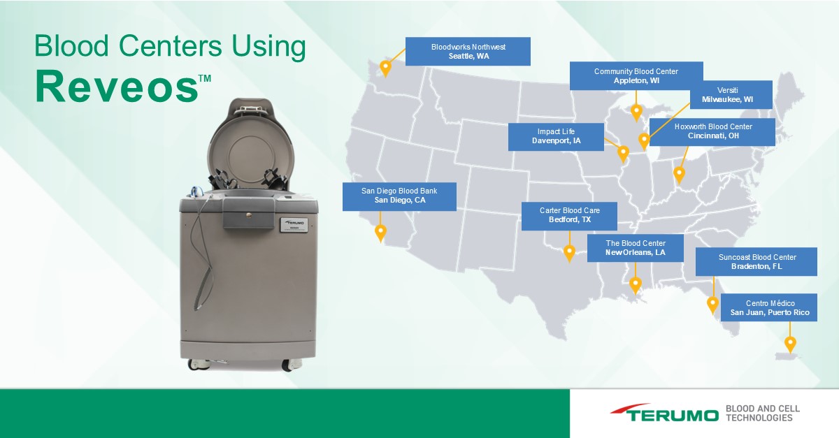 Versiti becomes 10th U.S. blood center to adopt FDA-cleared automation from Terumo Blood and Cell Technologies 
