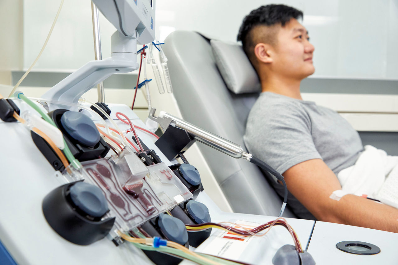 Spectra Optia in use